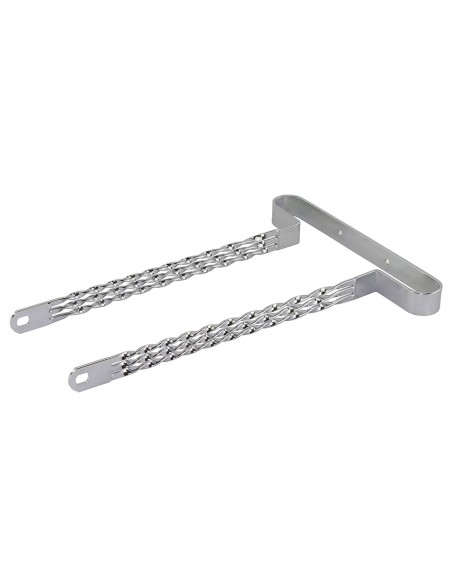 26 Lowrider Triple Flat Twisted Bumper Front/Rear Chrome.